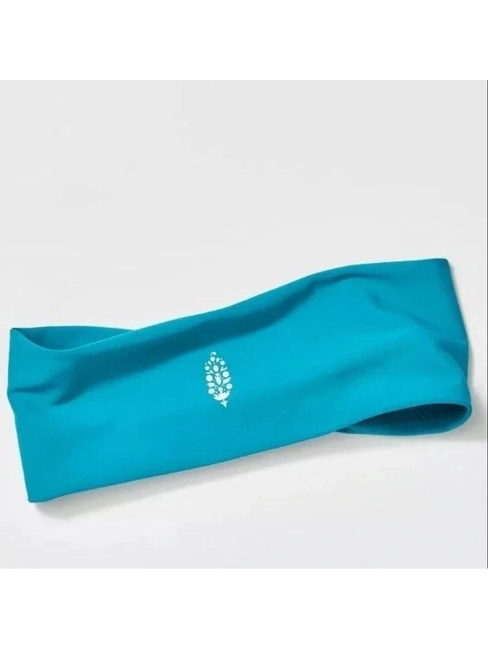 NWT FREE PEOPLE SLAM DUNK SILICONE GRIP HEADBAND AQUA BLUE